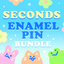 Load image into Gallery viewer, Seconds Enamel Pin BUNDLE!