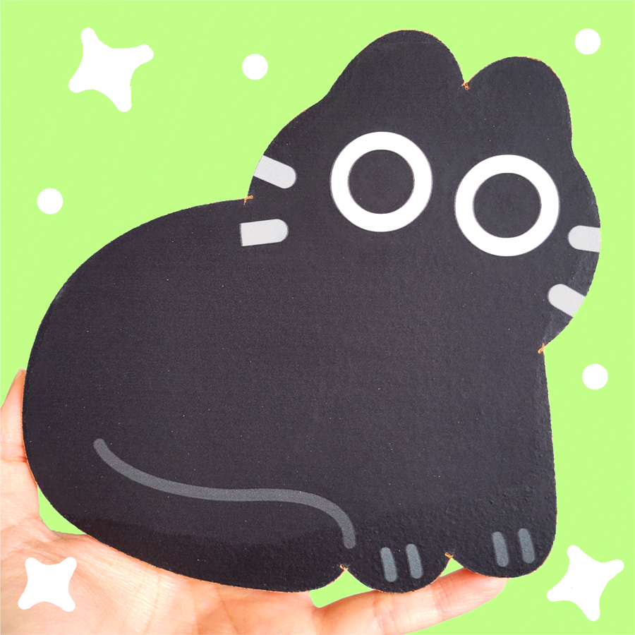 Black Cat Corkboard/Pin board