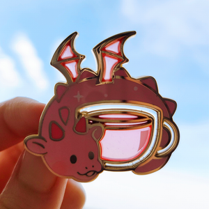 Tea Dragon Enamel Pins