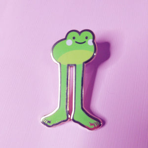 Leggy Frog Enamel Pin