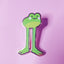 Load image into Gallery viewer, Leggy Frog Enamel Pin
