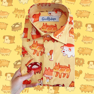 Bread Dogs Button-Up Tee