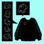Load image into Gallery viewer, Dog Sleeve Sweatshirt- Black
