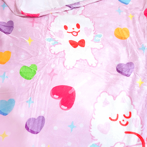 Cute Cupid Heart Blanket