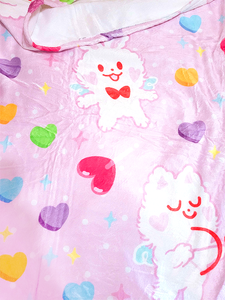 Cute Cupid Heart Blanket