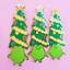 Load image into Gallery viewer, Christmas Tree Frog Enamel Pin
