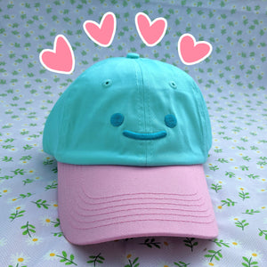 Two Toned Smiley Dad Hat