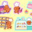 Load image into Gallery viewer, Vinyl Bakery Dog Sticker Sheet
